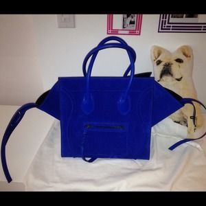 Celine Royal Blue suede Phantom ( small )