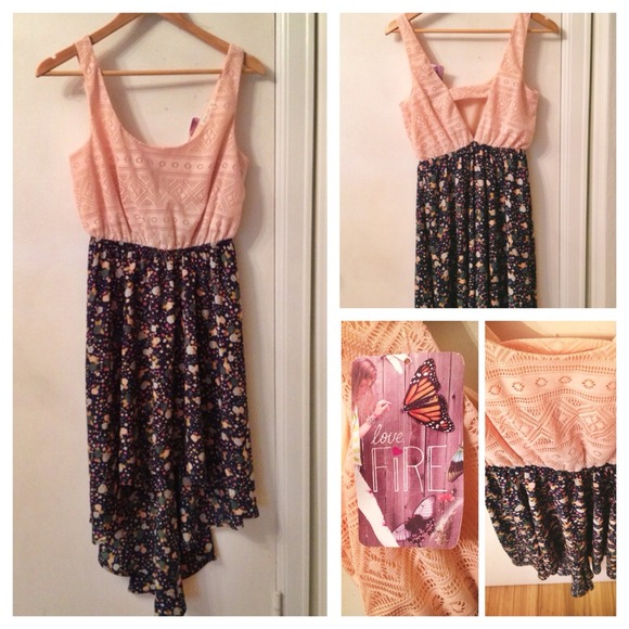 love fire Dresses & Skirts - Love fire high low dress