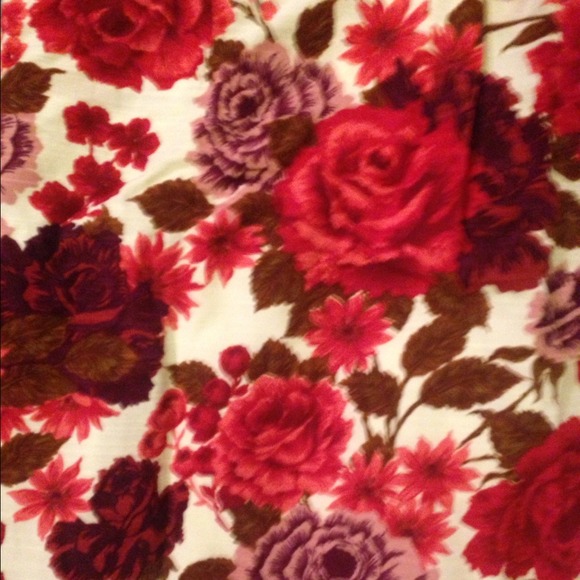 ❌❌SOLD❌❌Tracy Reese size 8 floral sweetheart dress - Picture 2 of 4