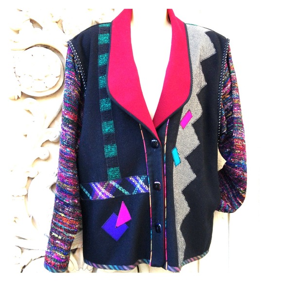 Lynn Murray Jackets & Blazers - Lynn Murray Fabric Art Jacket