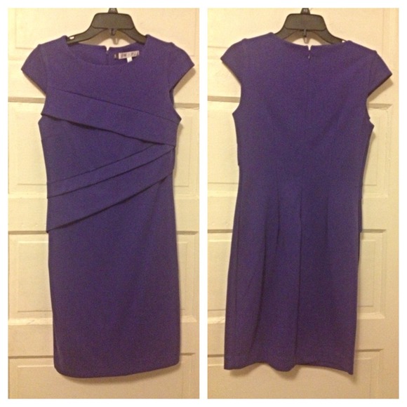 Jennifer Lopez Bodycon sz 2 Indigo Dress - Picture 1 of 3