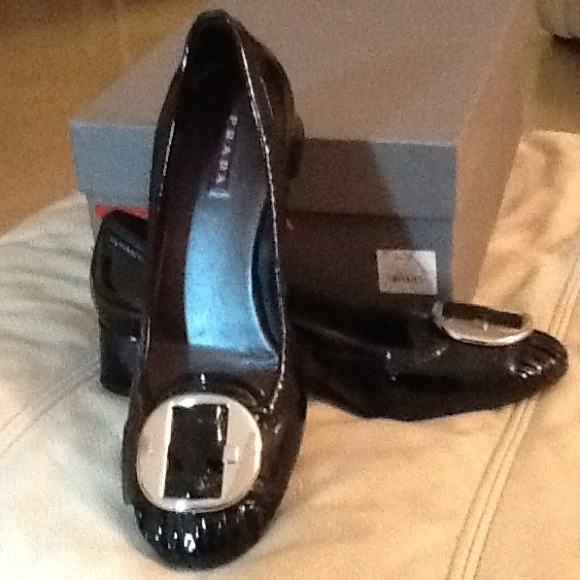 Brand new authentic Prada  patent leather shoes