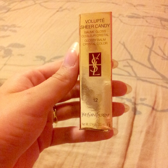 ⬇BRAND NEW YSL Volupté Sheer Candy Glossy Balm #12