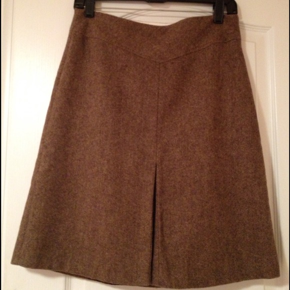 Brown Gap A-line skirt