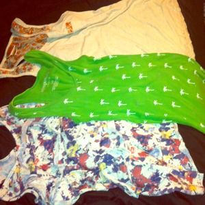 Tank tops from Aeropostale and Target
