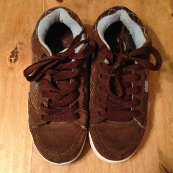 Brown and Light Blue Etnies