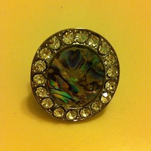 🌟Host pick 🌟👄Bling adjustable fashionable ring