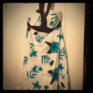 Flower print spring/summer dress