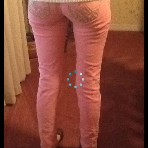Pink jeans