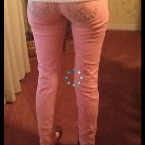Pink jeans