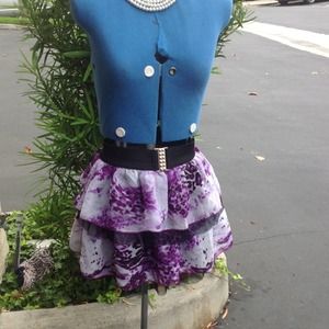Skirt! Purple and white