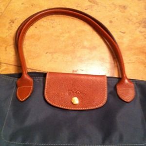 AUTHENTIC Longchamp navy blue purse