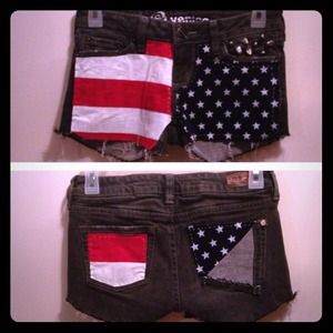American flag shorts