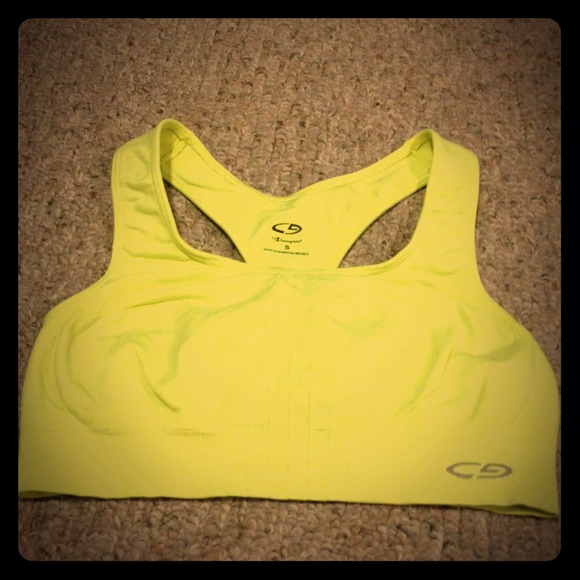 Neon Yellow Champion Sports Bra $3 OBO!!