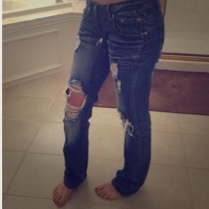 **Reserved**Machine Brand Denim Jeans