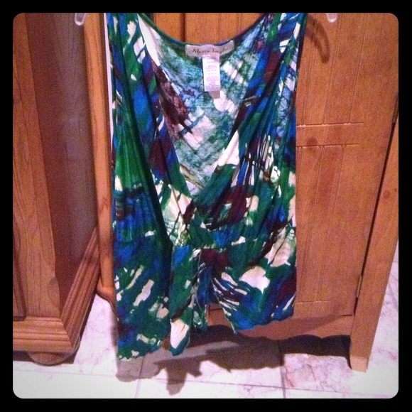 Multi Colored Sleeveless Top!