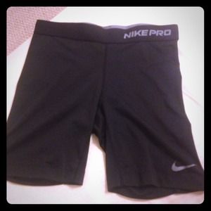 Nike pro compression shorts