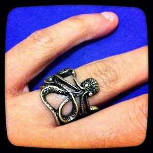 Octopus Steampunk Ring