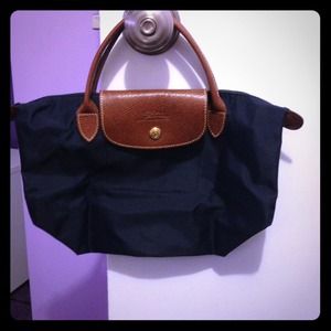 Small Longchamp Handbag in Navy