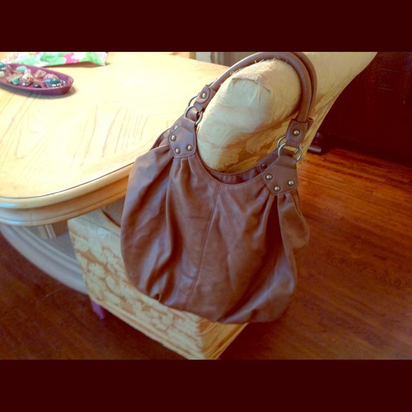 Cute Camel colored bag-- Hardly used