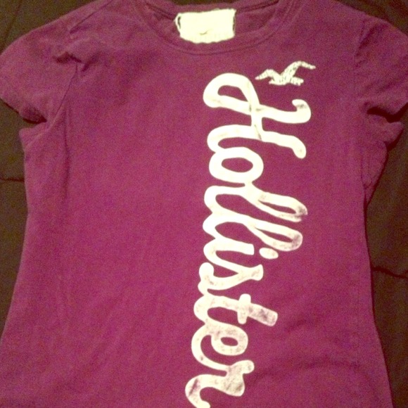 Purple Hollister Tee