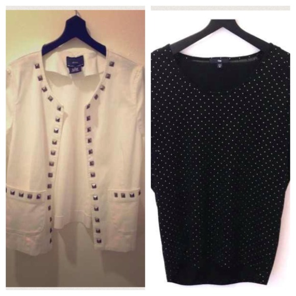 🎀Reserved🎀 GAP Studded Gold and Black Top
