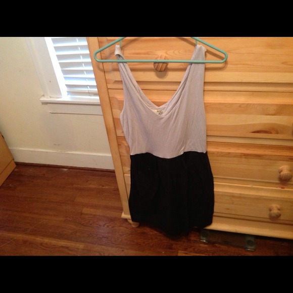 Cute Black and Gray & Gray Romper