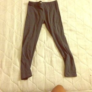 Gray leggings