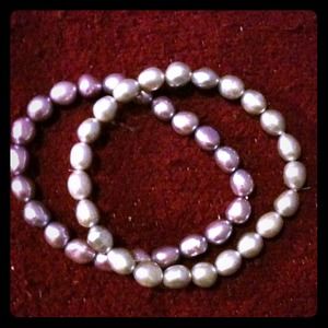Freshwater pearl bracelets