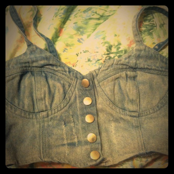 Denim Bralette