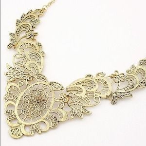 ⭐REDUCED⭐NEW Elaborate Gold Plated Necklace