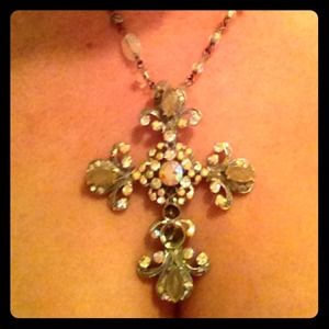 Western cross necklace