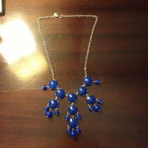 🚫🚫SOLD🚫🚫Authentic blue jcrew bubble necklace