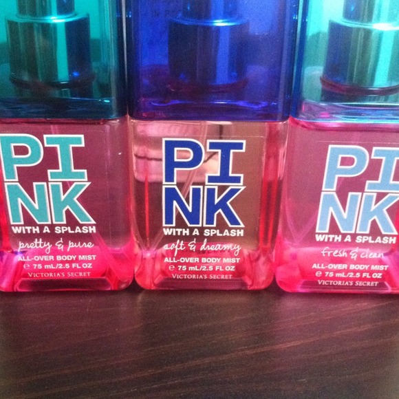 SOLD***Victoria's Secret lot of PINK perfumes