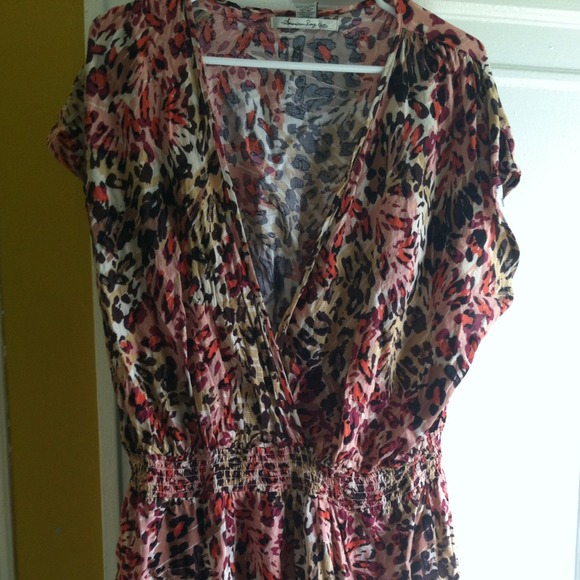 American Rag animal print dress.
