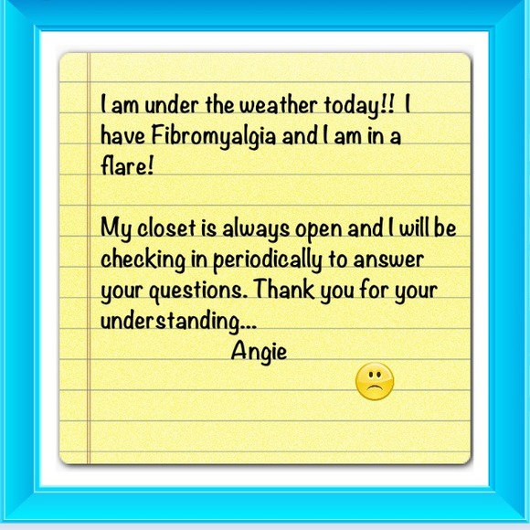 I am under the weather today!