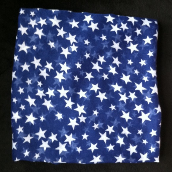 Navy blue star scarf