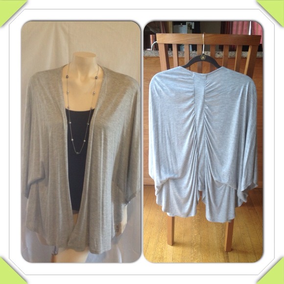 🎉HP🎉Kenar Grey Open Cardigan!❤ NWOT