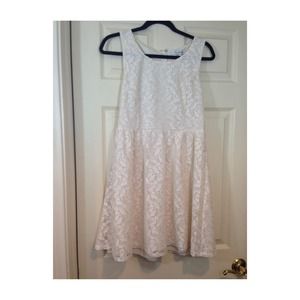 Forever 21 White Lace Sun Dress