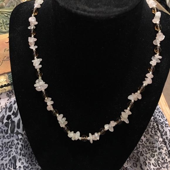 Handmade 18" Beaded Necklace - Picture 2 of 5