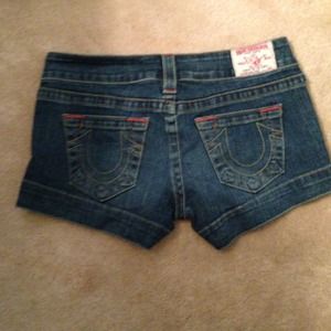 Reduced!!!! True religion jean shorts size 27