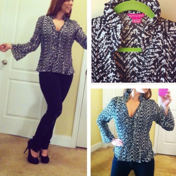SOLD SOLD SOLD IN BUNDLE. Semi Sheer Blouse