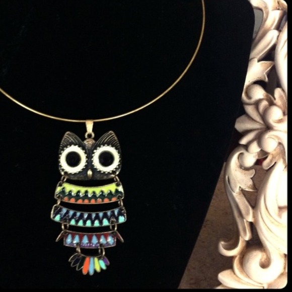 SOLD SOLD SOLD IN BUNDLE. Owl Necklace
