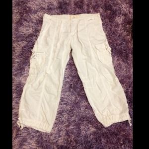 🚫SOLD🚫 White Cargo Pants