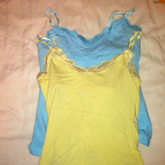 Victoria secret Cami tank yellow blue