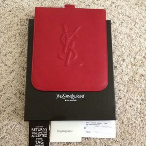 Red YSL IPad Case