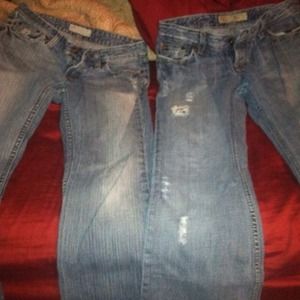 2 pairs BKE jeans