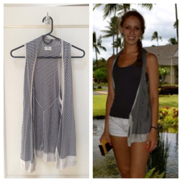 ❤SOLD❤️ Striped Madewell vest.