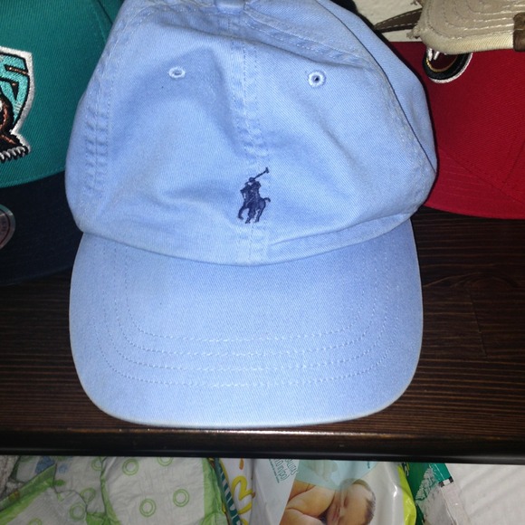 🏇 Baby blue & Blue Polo hat authentic