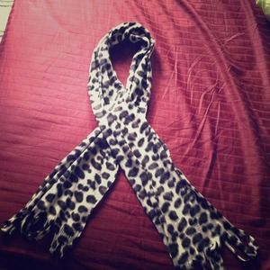 cheetah scarf.